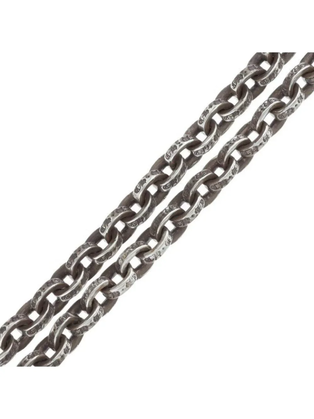 Chrome Hearts Paper Chain 20 Silver Necklace